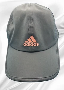 Erwachsene Adidas KAPPE grau pink Logo Aeroready - OSFM verstellbar Unisex neu ohne Etikett - Bild 1 von 17