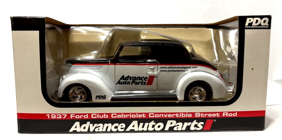 1937 Ford Street Rod Advance Auto Parts Club Cabriolet Convertible 1:25 Diecast - Image 1 of 4