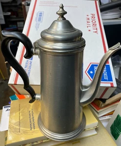 Vintage Pewter Pitcher, 11 1/2" Tall - Picture 1 of 4