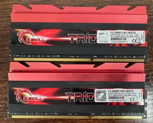G.SKILL Trident X 16 GB (2x8GB) F3-2400C10D-16GTX DDR3-2400 PC3-19200 Works Well - Picture 1 of 3