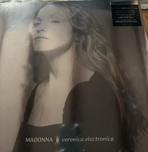 Madonna - Veronica Electronica SILVER Vinyl WITH Limited Edition Lithograph - Picture 1 of 3