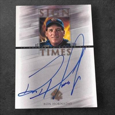 Ron Hornaday PACK PULLED NASCAR CHAMP HOFer signed card 2000 UPPER DECK SP SOTT - Image 1 of 2
