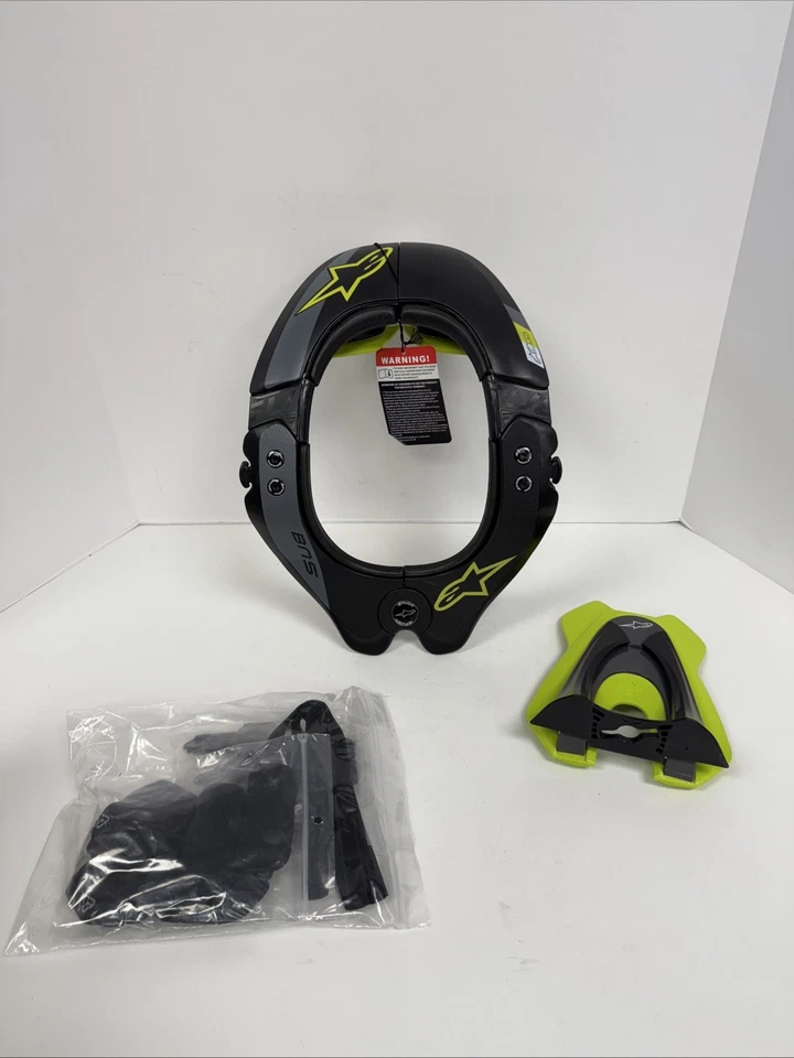 Alpinestars BNS Tech-2 Neck Support Black/Yellow XS-MD - Image 1 of 1
