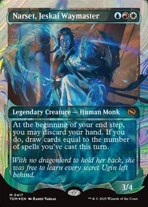 Narset, Jeskai Waymaster- Tarkir Dragonstorm Showcase Holofoil (Japanese) Foil - Picture 1 of 1