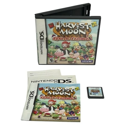 Harvest Moon: Frantic Farming (Nintendo DS, 2009) CIB Complete w/ Manual Tested - Image 1 of 4