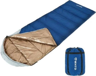 Saco de dormir de lona de algodón con certificación SGS 14 °F ~ 46 °F, resistente para todas las estaciones Wate Foto 1 de 4