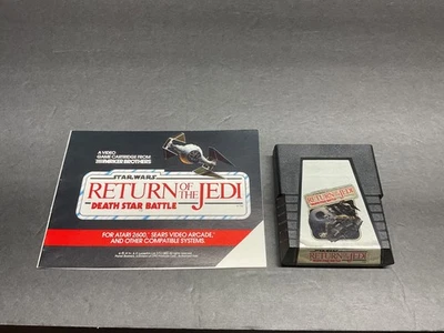 Atari 2600  Star Wars Return of the Jedi Death Star Battle  Game & Manual Tested - Image 1 of 4