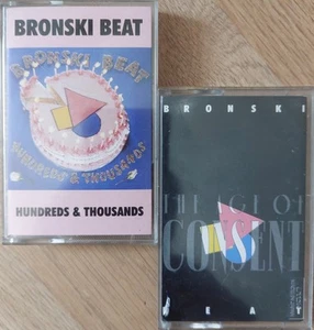2 x BRONSKI BEAT UK Issue Cassette Tape Albums ☆Job Lot/Bundle - All Pictured!☆ - Picture 1 of 3