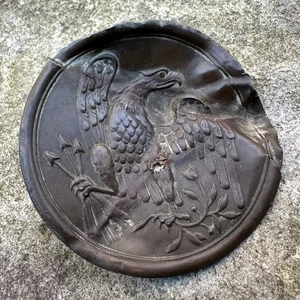 ORIGINAL Civil War Dug US Eagle Brustplatte für Patronenbox Schlinge - Bild 1 von 2