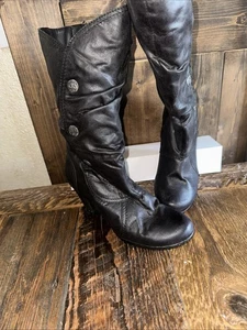 Armandy Woman’s Size 7.5  Black Side Zip Up Boots - Picture 1 of 7