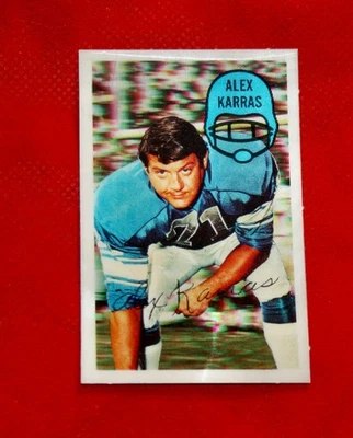 1970 Kellogg's 3-D Super Stars Card #19 - Alex Karras - Image 1 of 2