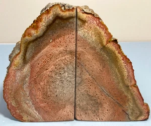 Petrified Wood Bookends ~5"x2"x4" Over 2 lbs Polished/Rough w/Live Edge #4 - Bild 1 von 7