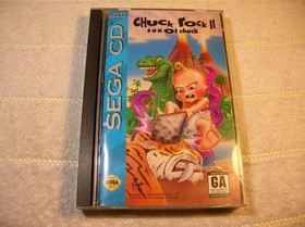 chuck rock 2 sega cd cib