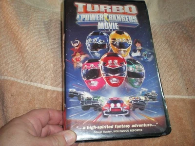 TURBO (Vintage 1997) A Power Rangers Movie VHS Clamshell Case - Image 1 of 3