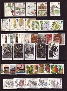 Great Britain GB 1993 used stamps 9 full sets collection - Picture 1 of 1