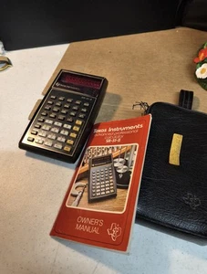 Vintage Texas Instruments Calculator SR-51- II With Manual & Case (untested) - Picture 1 of 4