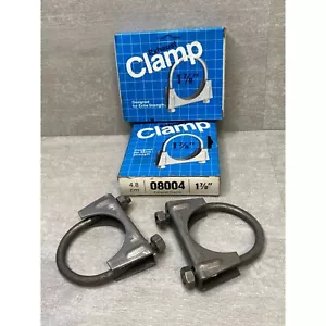 NOS Exhaust Muffler Clamps 1 7/8" 4.8 cm Part# 08004 New Old Stock Lot of 2 - Picture 1 of 5