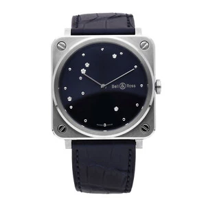 Bell & Ross BR S Blue Dial Diamond Eagle Quartz Watch BRS-EA-ST/SCR - Picture 1 of 9