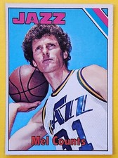 MEL COUNTS 1975-76 Topps #199 New Orleans Jazz