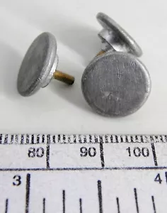 Vents Round Metal YKK White - Pqt.3 - 1/2 " Diameter - Picture 1 of 3