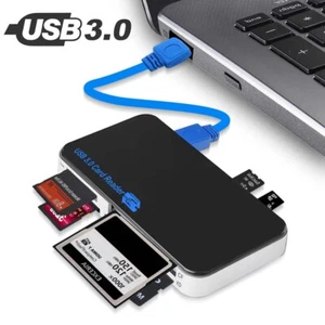 USB 3.0 Memory Card Reader Adapter 5GBPS for CF/ TF/ SD/ Micro SD/ XD/ M2/ MS - Picture 1 of 13