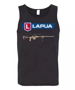 New Lapua Magnum Firearms Gun Sniper Vintage Logo Graphic Unisex Tank Tops S-2XL - Picture 1 of 2