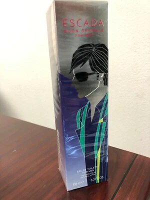 **DE COLECCIÓN ** ESCADA MOON SPARKLE MEN por SCANNON S.A 3.3 FL oz / 100 ML EDT Spray Foto 1 de 4