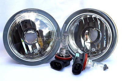 Faros antiniebla de conducción de vidrio con bombillas un par para Aerio 2007-2010 SX4 2002-2004 Foto 1 de 2