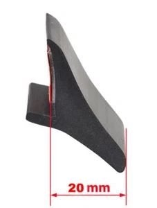 2x Ensanchamiento guardabarros 20mm universal 200cm adecuado para Chrysler Dodge - Imagen 1 de 9