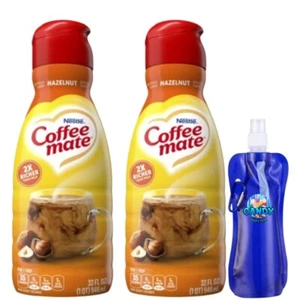 CoffeeMate Hazelnut Liquid Coffee Creamer 32 oz 2 pack w/ Bottle - Picture 1 of 1
