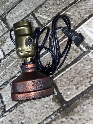 DE COLECCIÓN HIERRO FORJADO LÁMPARA DE ESCRITORIO BOMBILLA BASE EDISON SOPORTE DE LÁMPARA DECORATIVO (sin bombilla) Foto 1 de 4