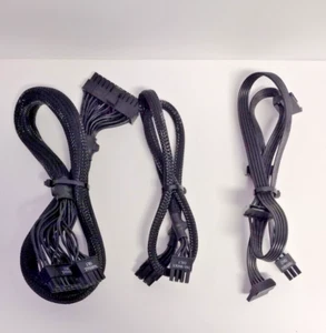 Corsair 24pin Modular Power, drive, video Card Cables for Series AX760, 860 - Picture 1 of 3