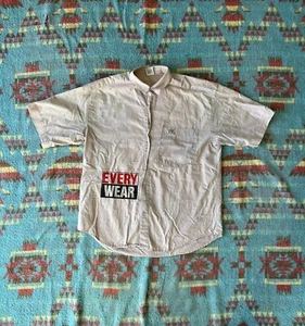 Vintage 1980s Vision Street Wear Button Up Shirt Dealer Every Wear - Picture 1 of 11