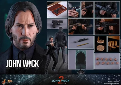 John Wick:Chapter 2 John Wick 1/6 MMS504 Action Figure Bīng Rén Garage Kit Gift Cover