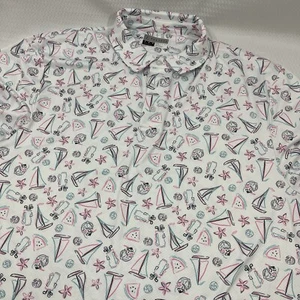 PGA Tour Pro Series Size Large Athletic Fit Short Sleeve Golf Polo Shirt NWT - Picture 1 of 6