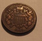 1864 TWO CENT PENNY   NICE CIRCULATED CONDITION   26AM