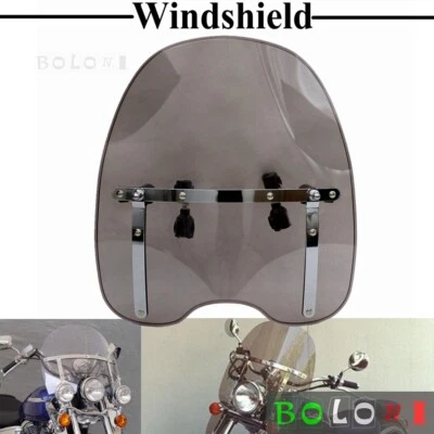 For Honda Shadow ACE Aero Sabre Spirit VLX600 700 750 1100 Windshield Windscreen - Image 1 of 4