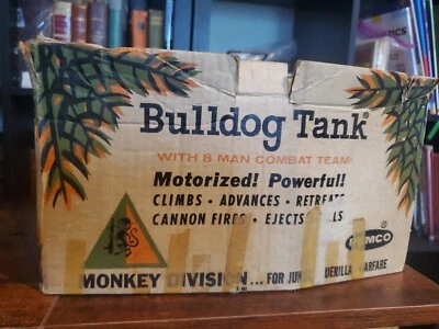 REMCO BULLDOG TANK MONKEY DIVISION 706 1963 Com Caixa - Imagem 1 de 4