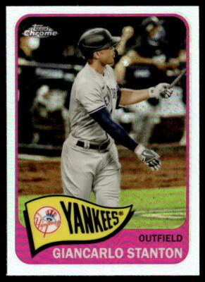 2021 Topps #TH65-34 Giancarlo Stanton BASEBALL New York Yankees - Image 1 of 2