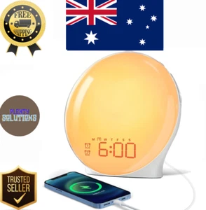 Sunrise Simulator Wake-Up Light Alarm Clock Somneo Smart Sleep HF3500/01 Digital - Picture 1 of 9