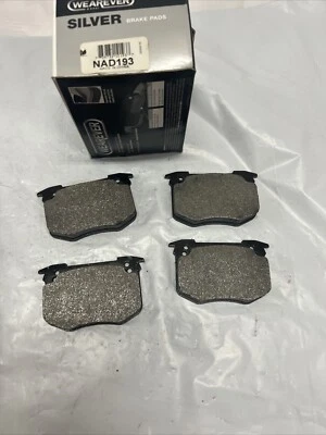 FRONT SEMI-METALLIC BRAKE PAD SET NAD193 FOR 1980-1991 PEUGEOT 505 w/out Sensor - Image 1 of 4