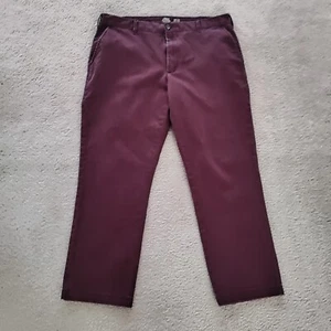IZOD 36x29 Mens Saltwater Maroon Red Chino Stretch Pants GUC Cotton Blend - Picture 1 of 7