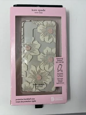 Funda Protectora Kate Spade Samsung Galaxy S21 FE 5G Hollyhock Floral NUEVA Foto 1 de 2