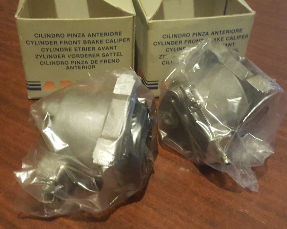 Fiat Front brake caliper assemblies (48mm piston) X19 X1/9 PAIR - Image 1 of 1