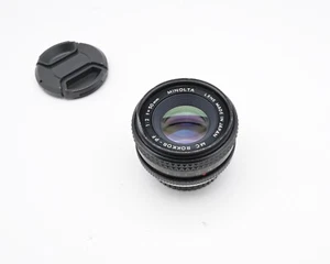 Minolta MC Rokkor-PF 50mm f/2 Prime Lens Caps (#14517) - Picture 1 of 8