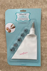 NEW Kitchen Craft Icing Starter Set bag nozzles coupler 8pc - Picture 1 of 1