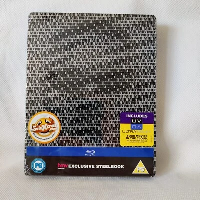 MEN IN BLACK 3 HMV Exclusive Limited Edition Steelbook Blu-ray New & Sealed - Image 1 of 4