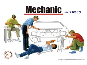 FUJIMI GARAGE & TOOL NO.3 1:24 KIT FIGURE PER DIORAMA MECCANICI MECHANIC  116624 - Picture 1 of 1