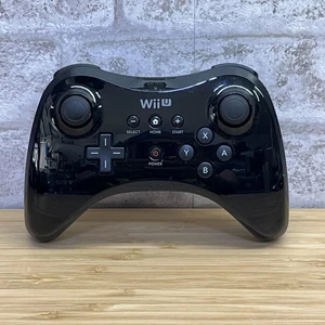 Official Nintendo Wii U Wireless Pro Controller (Black) - Picture 1 of 4