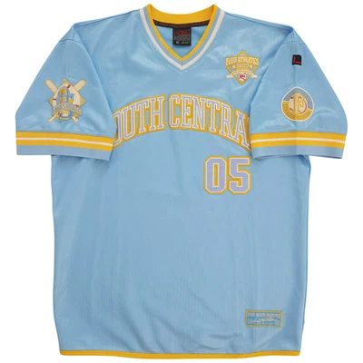 Camiseta deportiva de colección 1992 Fubu Athletics South Centrale edición limitada #05 azul satinado XL Foto 1 de 4